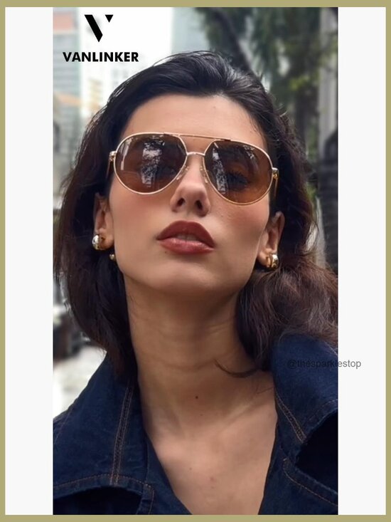 Polarized Aviator Sunglasses with Metal Frame, Oversized Pilot Shades